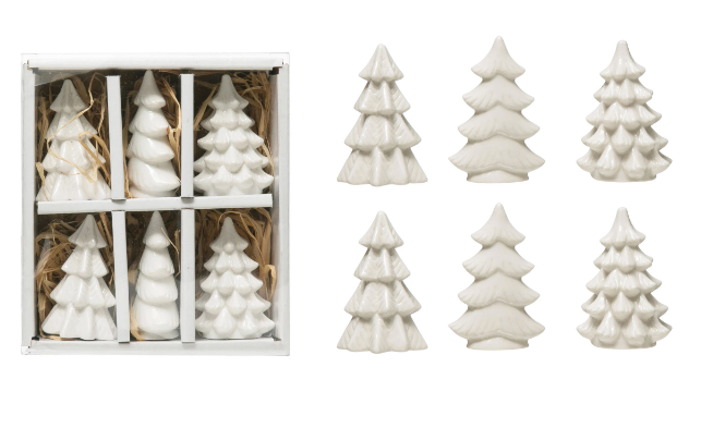 stoneware-white-mini-christmas-trees-set-of-6